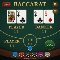 VinylCasino - Baccarat - Gra Stołowa Online
